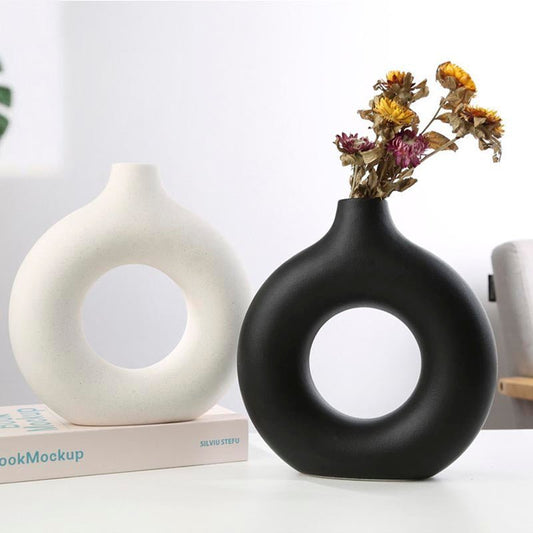 Ceramic Donut Vase